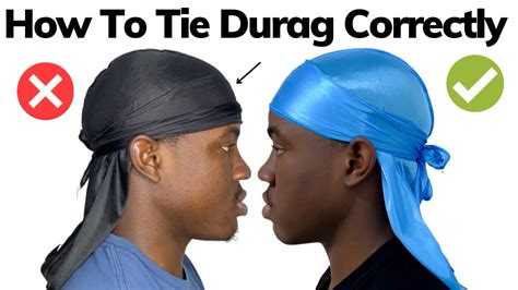 how to tie a gucci durag|how to tie a durag.